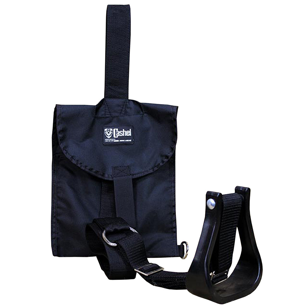 Cashel Company Step Up Extra Stirrup In Bag Black W/ Adjustable Strap Long Size