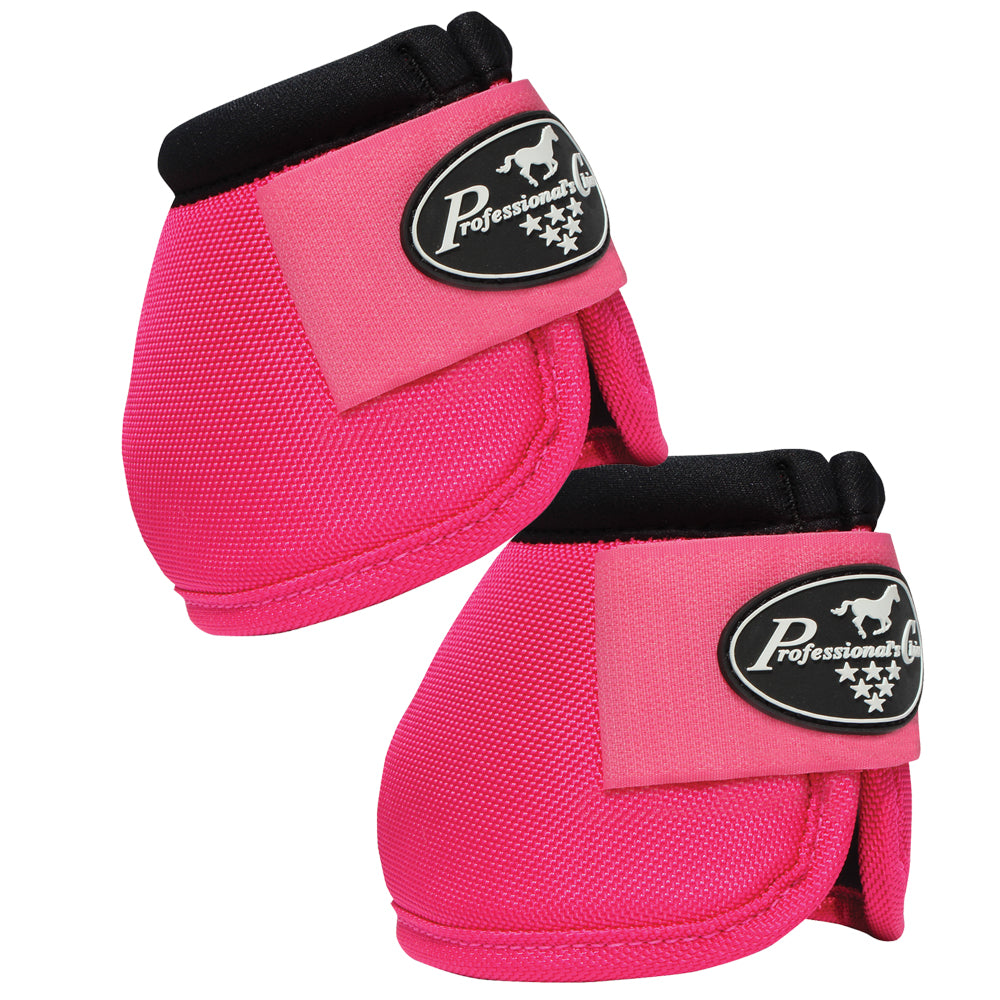 Medium Professional Choice Tack Ballistic Overreach Horse Bell Boots Raspberry