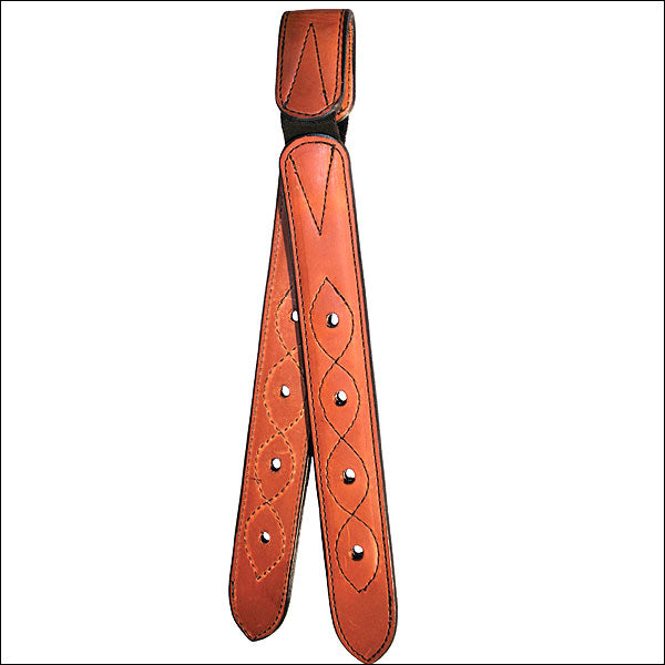Walnut Circle Y Elastic Off Strap Girth Cinch Western Horse Tack