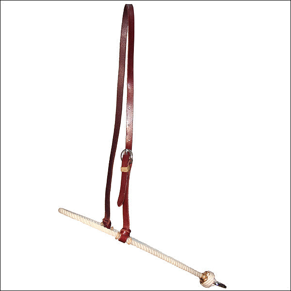 Circle Y Antique Dark Oil Tack Single Rope Horse Noseband