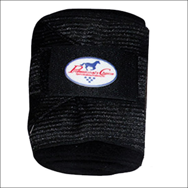Black Professional Choice Horse Leg Combo Bandages Polo Wrap Set Of 4