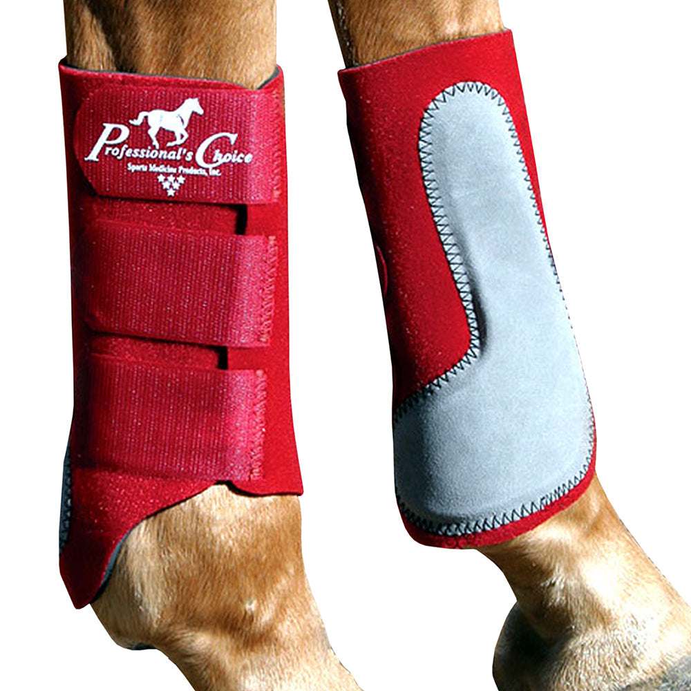 Crimson Professional Choice Easy Fit Split Boot Front Rear Horse Leg Pair