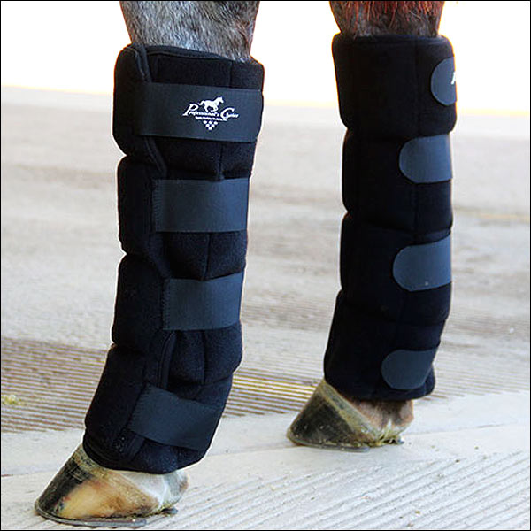 4X6 Large Size Professional Choice Neoprene Horse Ice Boot Black