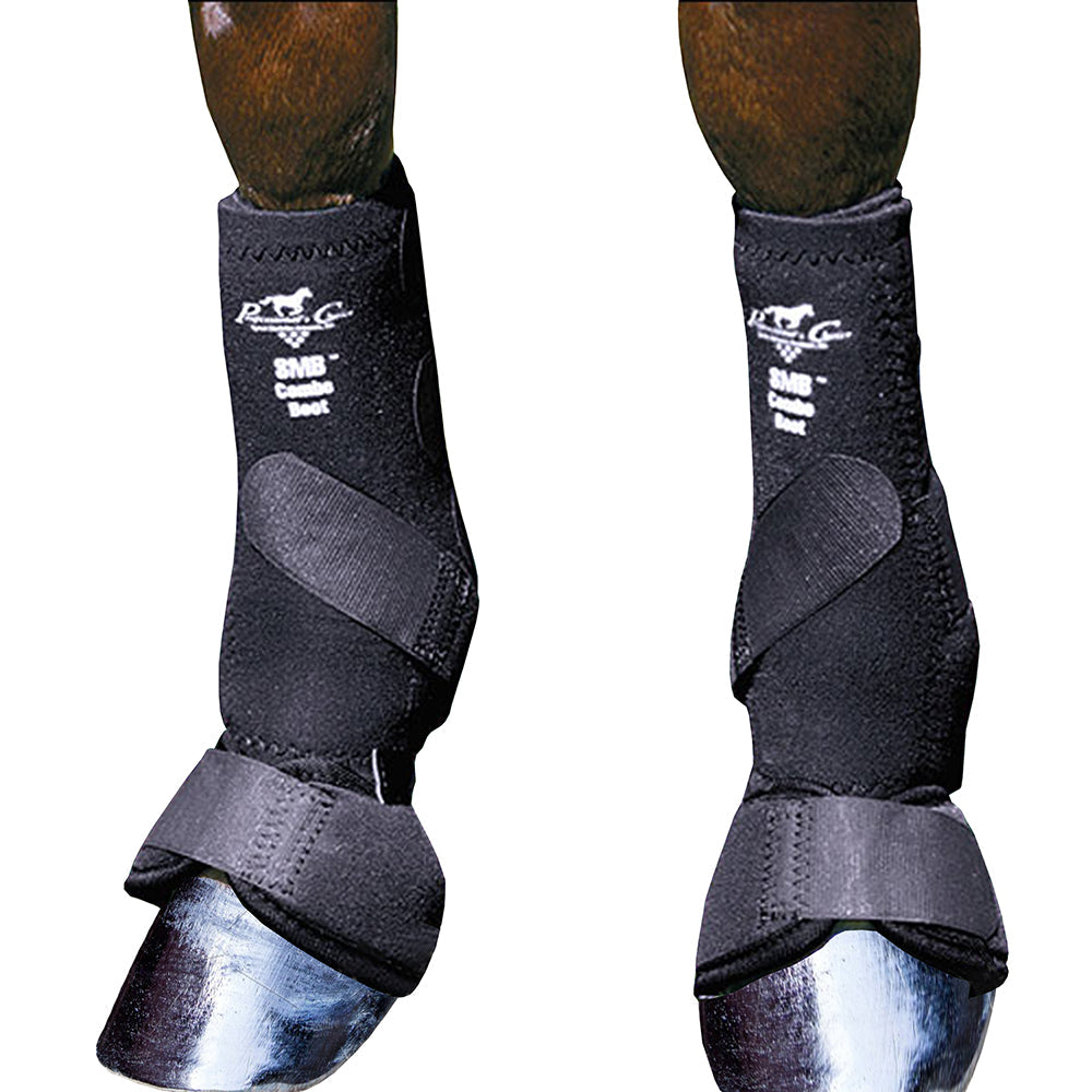 Professionals Choice Equine Smb Combo Front Boot, Pair (Medium, Black)