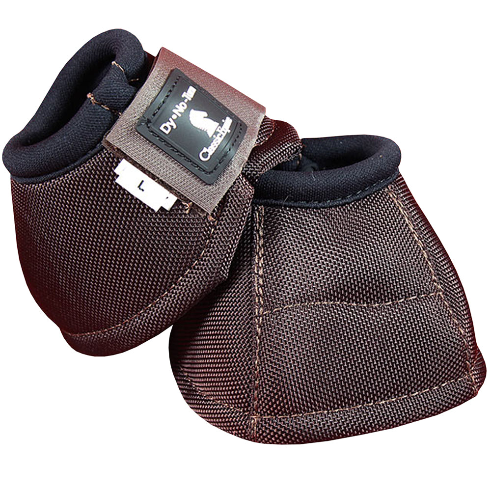 Chocolate Classic Equine No Horse No Turn Bell Boots Pair