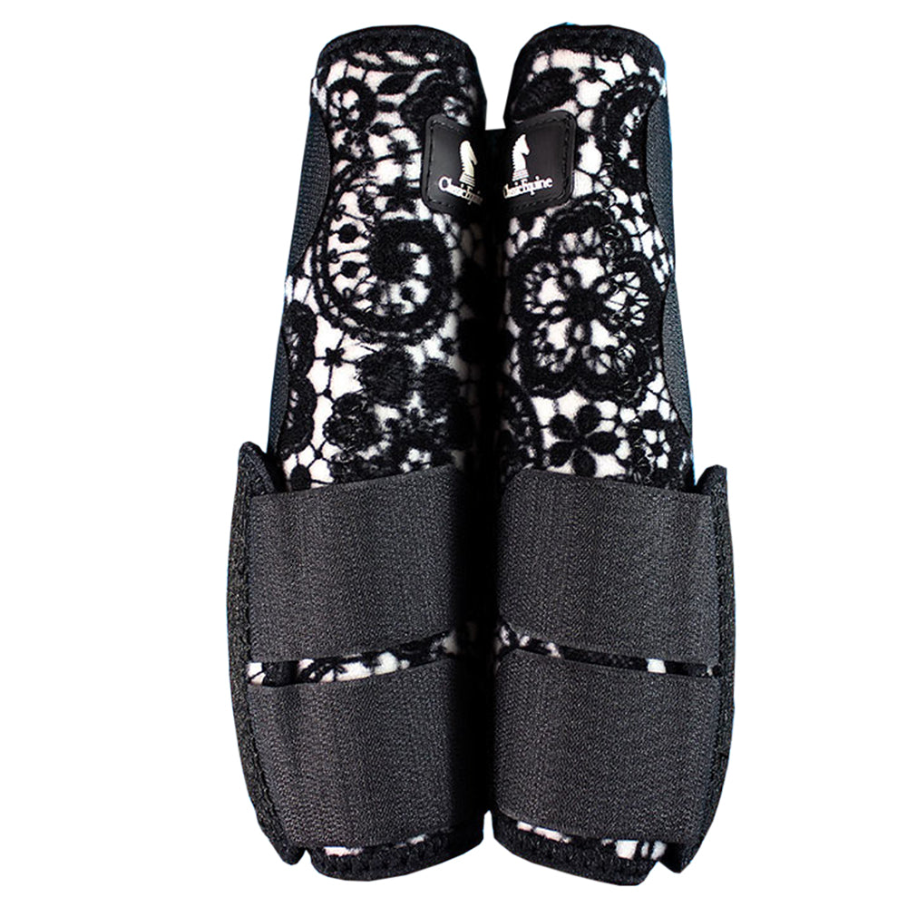 Classic Equine Lrg Western Horse Legacy System Hind Sports Boots Pair Black