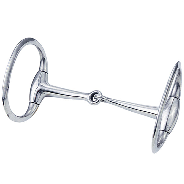 Weaver Leather Draft Horse Bit 6 Inch Eggbutt Snaffle Mouth