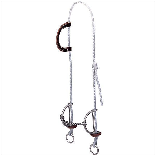 Weaver Leather Gag Bridle With Twisted Mouth Sliding Horse Bit