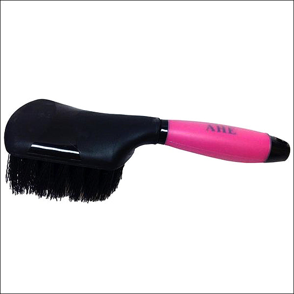 Gel Handle Bucket Brush W/ 11/2In. Pp Bristles Anti Slip Pink Black