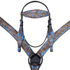HILASON Western Horse Headstall Breast Collar Set Tack Genuine American Leather | For Horses Headstalls