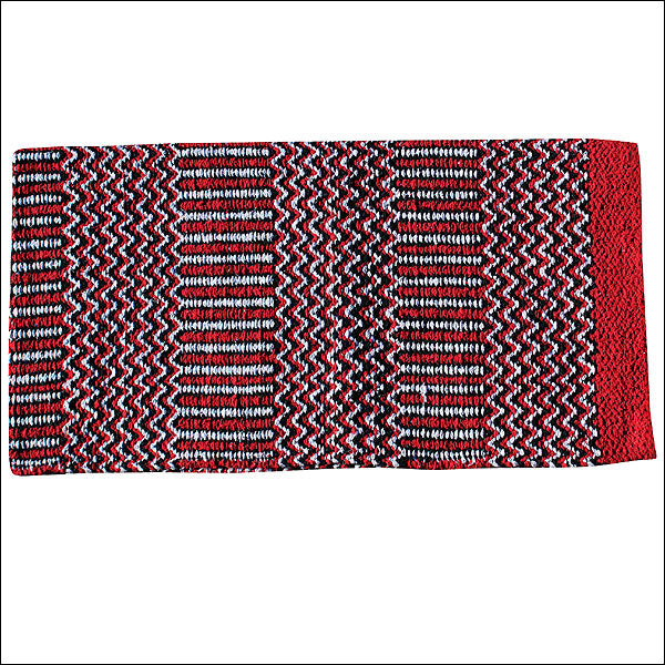 Professional Choice Double Weave Navajo Horse Saddle Blanket Red Black