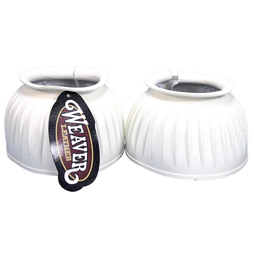 X-Large Weaver White Double Hook And Loop Horse Leg Bell Boots