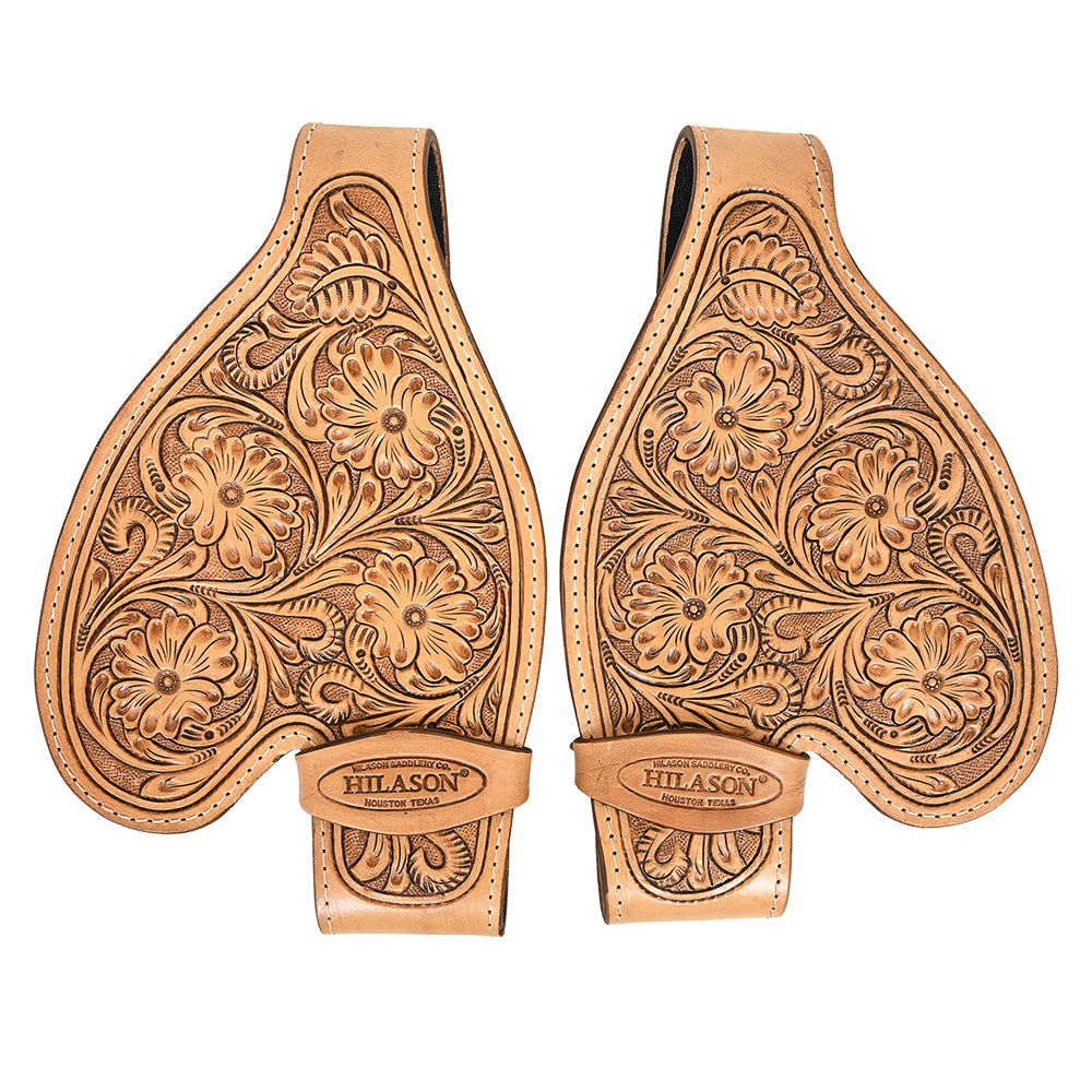 HILASON Replacement Youth Fenders Short Western Saddle Light Tan | Leather Fender | Fender saddles | Saddle Fenders Replacement | Saddle Leather Fender| Fender for Horse Saddle