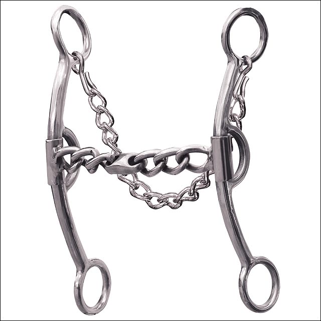 6.75" Professional Choice Derby Chain Mouthpiece Horse Mouth Bit