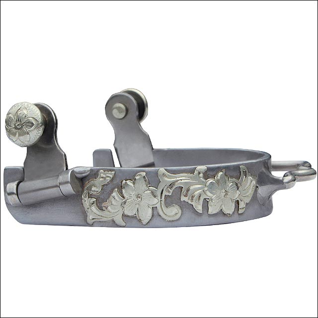 3/4" Professional Choice Western Floral Bumper Horse Spur