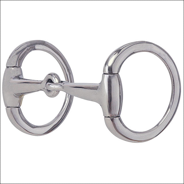 Hilason Stainless Steel Miniature Eggbutt Horse Snaffle Bit