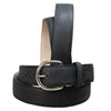 26 In Hilason Classic Western Leather Mens Womens Belt Tan