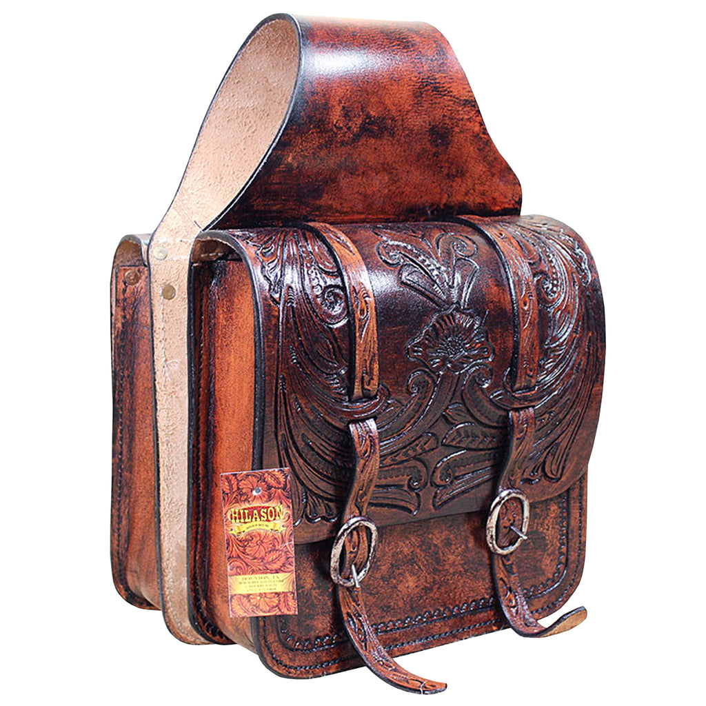 12 X 11 X 3.5 In Horse Western Saddle Bag Leather Cowboy Trail Hilason