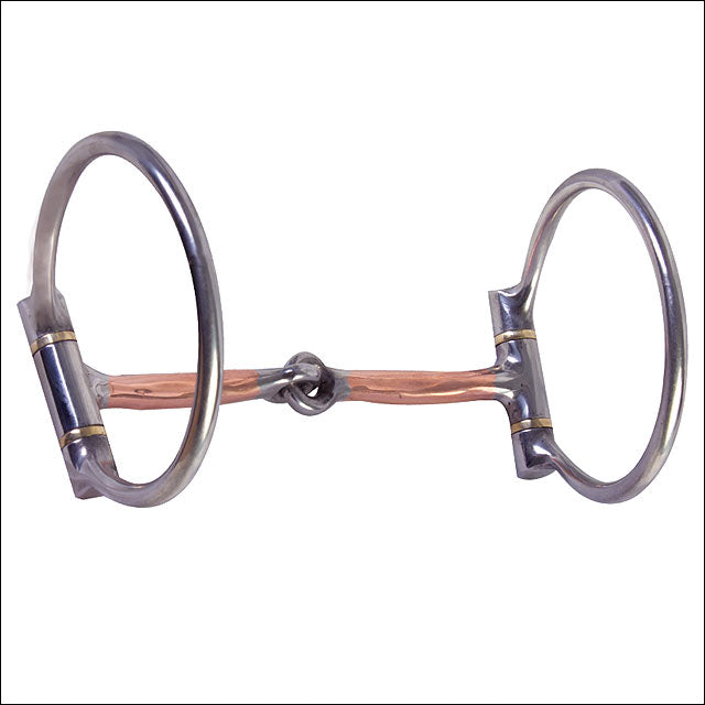 Hilason Stainless Steel Copper Mouth Tack Horse Western Snaffle Bit