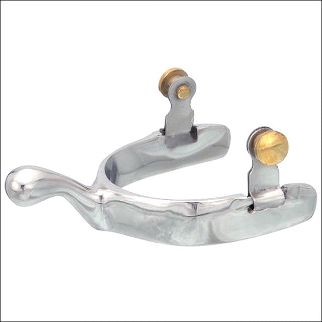 Hilason Stainless Steel Cutting Ladies Spur With Ball Shank