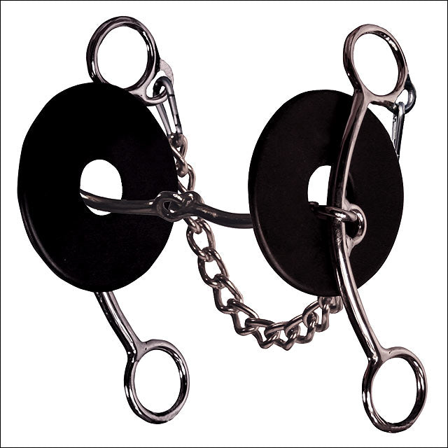 Professional Choice Brittany Pozzi Lifter Series Smooth Snaffle Mouth Horse Bit