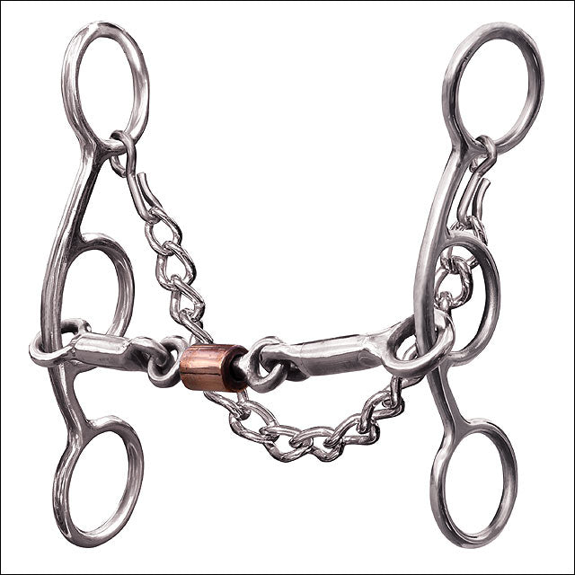 Professional Choice Futurity Horse 3 Piece Smooth Mouth 5.5" Bit