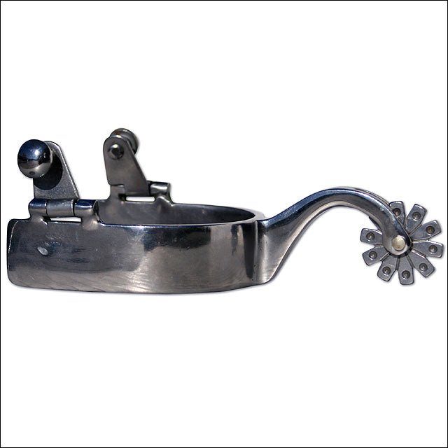 Professional Choice Horse Tack Polished Steel Trainers Cowboy Spur