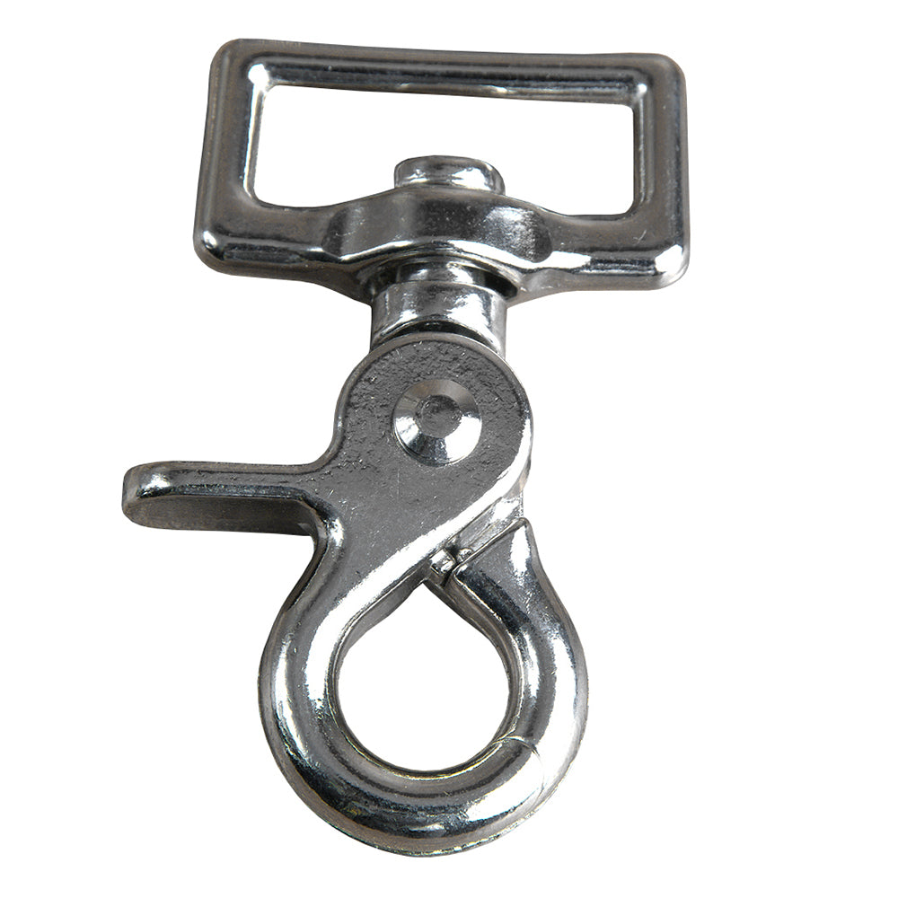Trigger Snap 5/8" Inch Square Eye Swivel Nickle Plate Industrial Grade Rust Resistant Pair