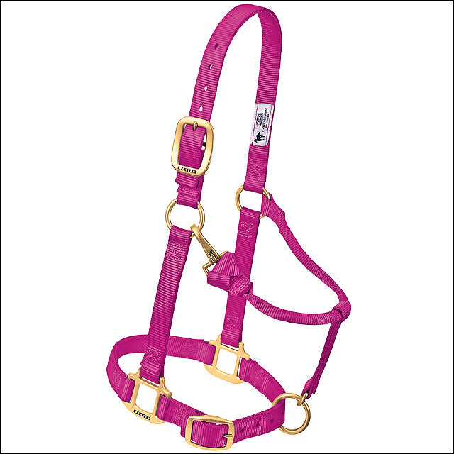Raspberry Weaver Original Adjustable Chin Throat Snap Halter 3/4" Suckling