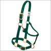 Weaver Hunter Green Horse Nylon Heat Sealed Buckle Halter Adjustable Small