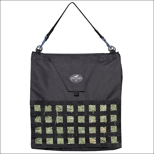 Professional Choice Horse Tack Detachable Strap Slow Feed Hay Bag Black