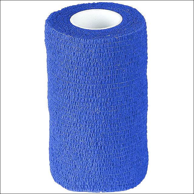 8 Feet Horze Equi-Flex Horse Self Adhesive Bandage Blue