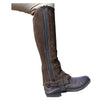 Shires Childs Vented Mesh Half Chaps Suede Inner Panel Breathable Cooling Fabric