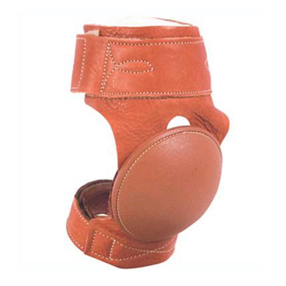 Cactus Ropes Western Soft Leather Horse Leg Skid Boots Pair Rubber Cup