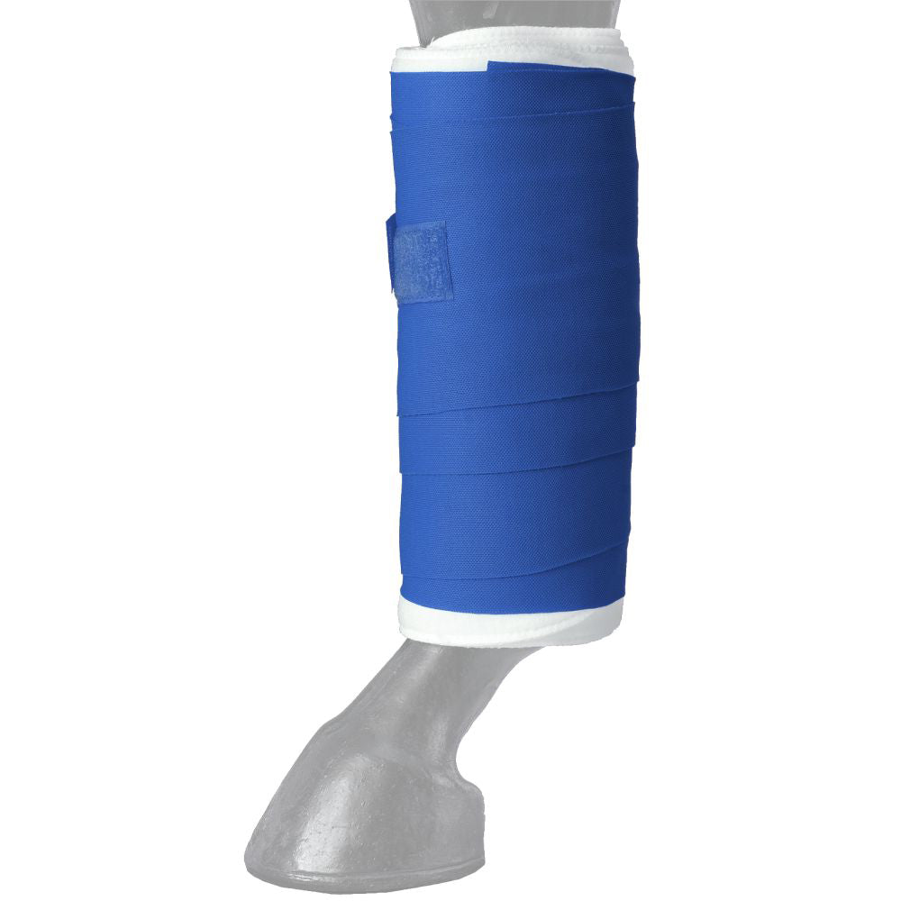5.5"X 12' Tough 1 Tack Horse Leg Longer Wear Standing Wraps 4 Pack Blue
