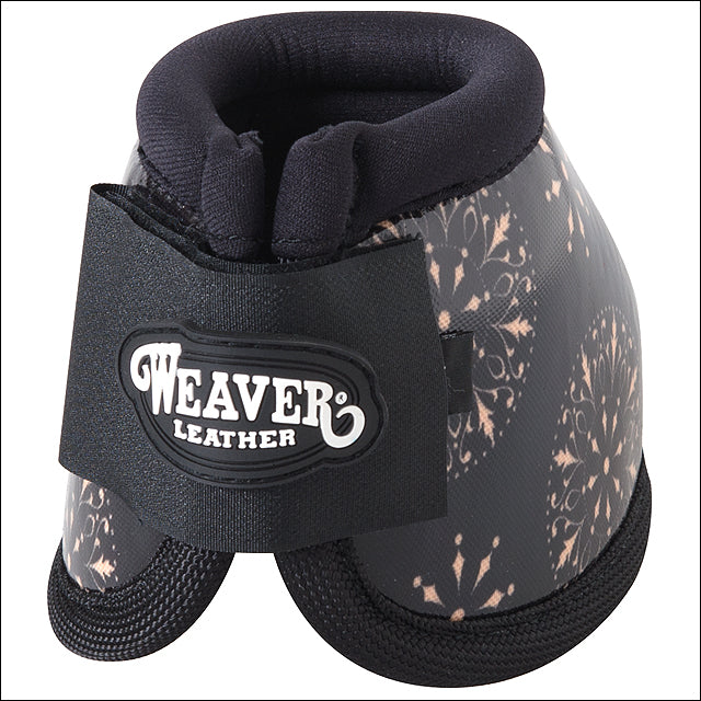 Small Weaver Fashion 600D Neoprene No Turn Horse Leg Bell Boots Pair Black