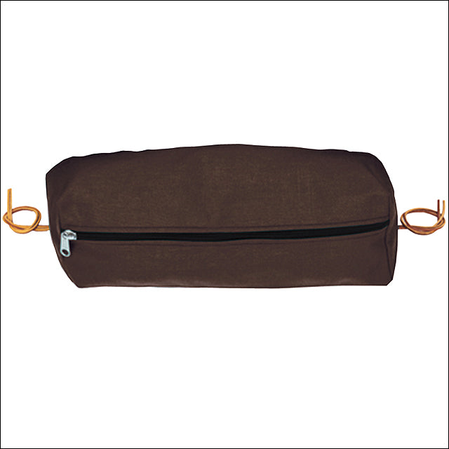 Large Weaver Horse Tack Rectangular Nylon Saddle Cantle Bag Brown