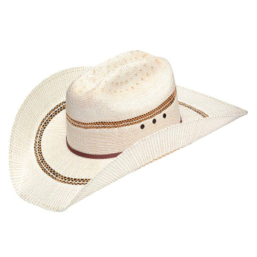 M&F Western Ariat Hat Youth Straw Cowboy Gold Ribbon Band