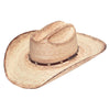 6 7/8 M&F Western Cowboy Hats Ariat Fired Palm Leather Band Star Concho