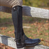 Shires Adult Mesh Half Chaps Breathable Cooling Material Amara Suede Pad
