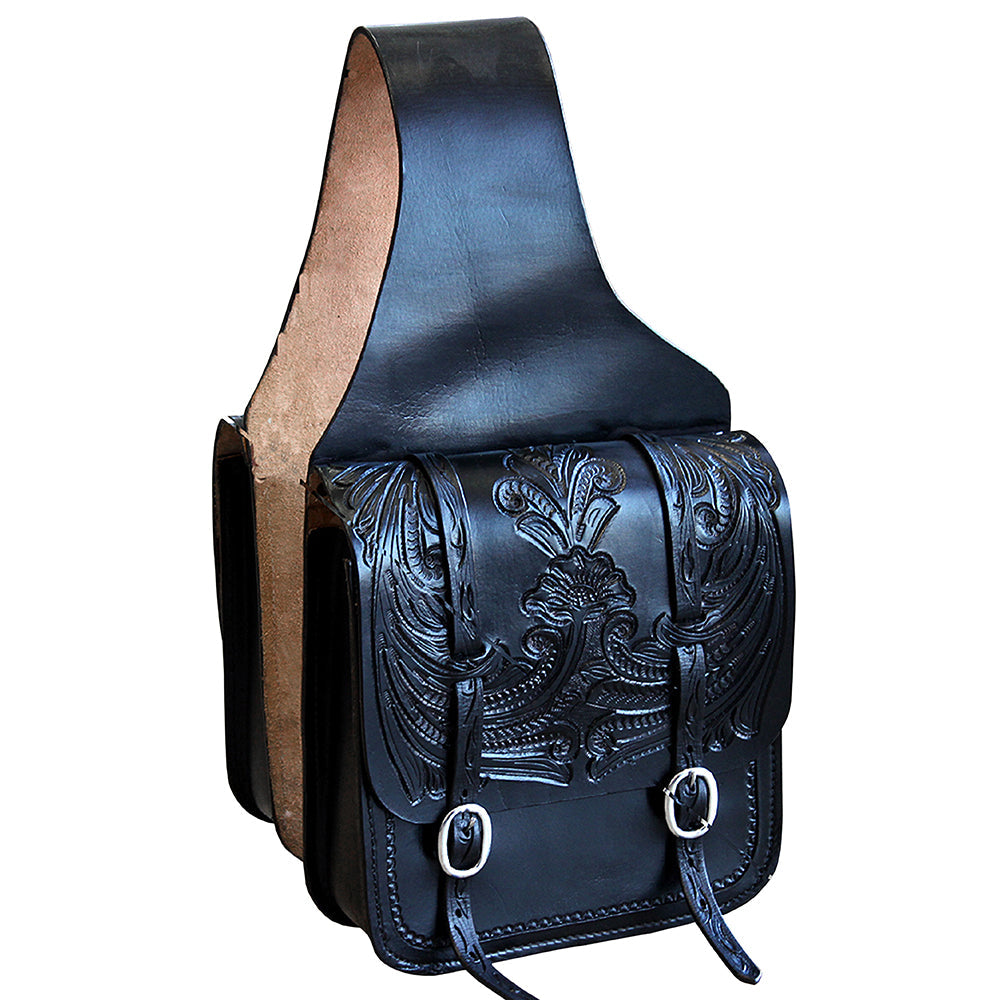 12 X 11 X 3.5 In Horse Western Saddle Bag Leather Cowboy Trail Hilason