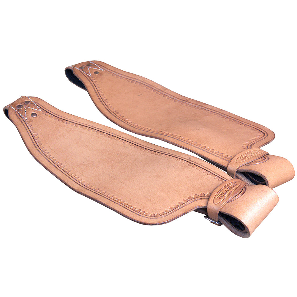 HILASON Leather Saddle Replacement Fender Pair with Hobble Straps Adult ‎Light Tan | Leather Fender | Fender saddles | Saddle Fenders Replacement | Saddle Leather Fender| Fender for Horse Saddle
