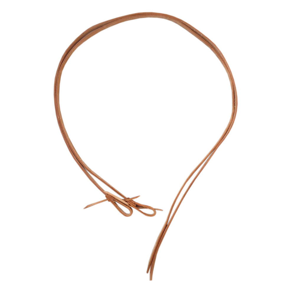 HILASON Western Genuine American Leather Horse Split Reins Tan