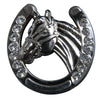 HILASON Horseshoe Silver Concho Saddle Headstall Tack Cowgirl Horse, Color | Bridle Conchos Slotted