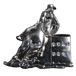 HILASON Screw Back Concho 1.5 In Barrel Racer Nickle Plated Saddle | Western Belt Slotted Conchos