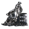 HILASON Screw Back Concho 1.5 In Barrel Racer Nickle Plated Saddle | Western Belt Slotted Conchos