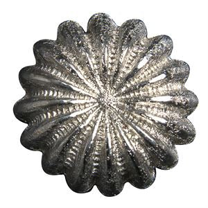 1IN Silver Round Saddle