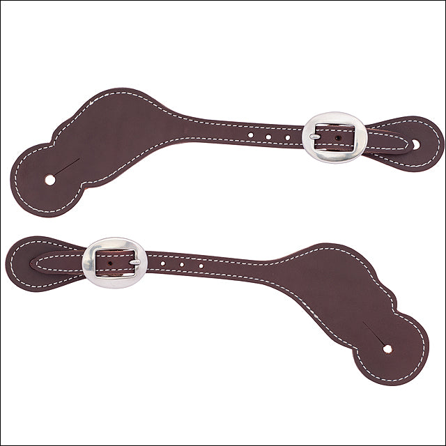 Weaver Harness Leather Working Cowboy Spur Straps W/ Non Rust Steel Hardware