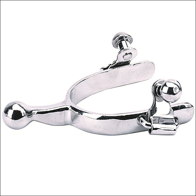 Weaver Childrens 21St Century Horse Riding Nickel Spurs 1 1/2" Shank Band