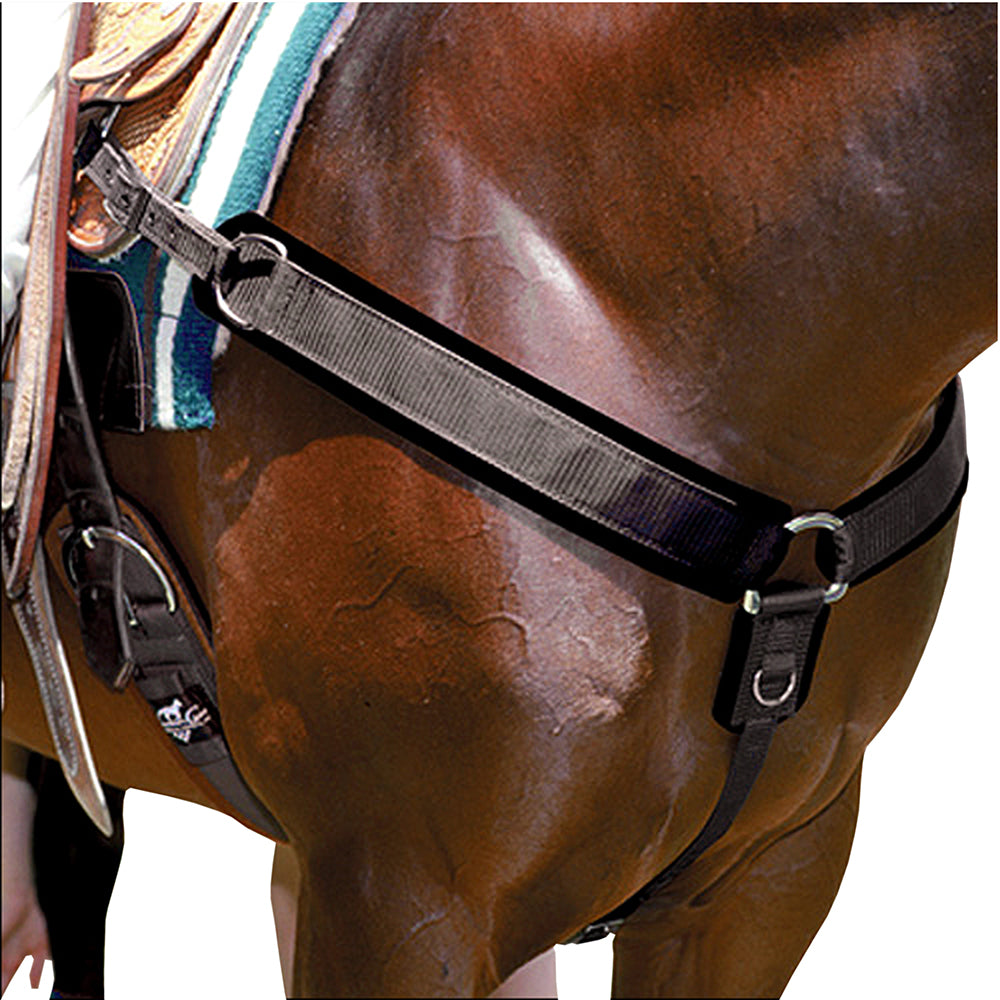 Professionals Choice Equine Neoprene Breast Collar (Universal Size, Brown)